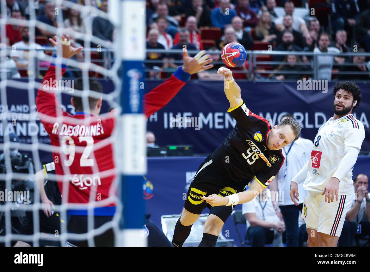 Danzig, Pologne. 25th janvier 2023. Handball Coupe du monde, France Allemagne, finale, quart