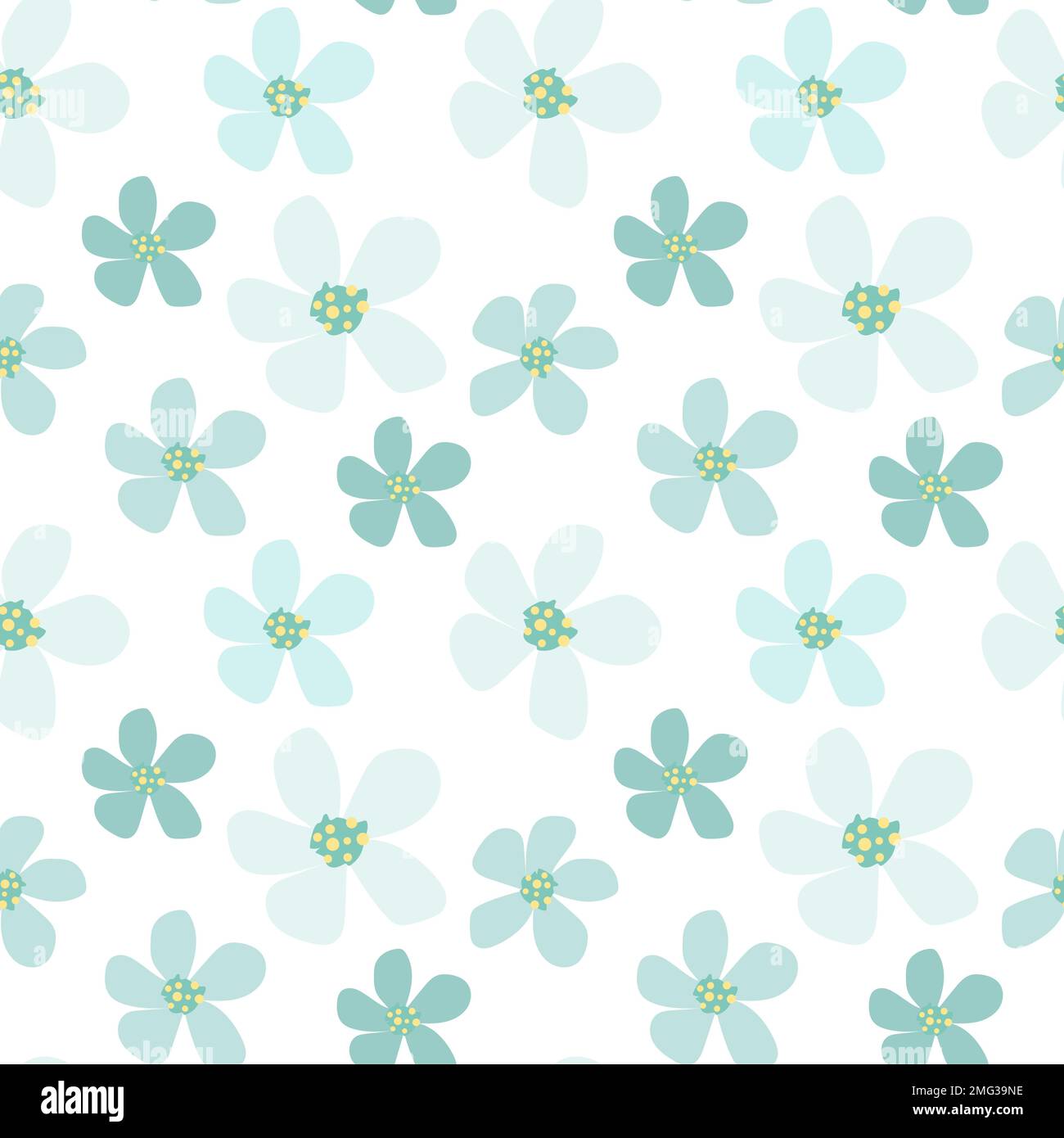 Fond floral vintage. Motif fleuri avec petites fleurs bleues. Motif sans couture pour des motifs et des imprimés mode. Illustration de Vecteur