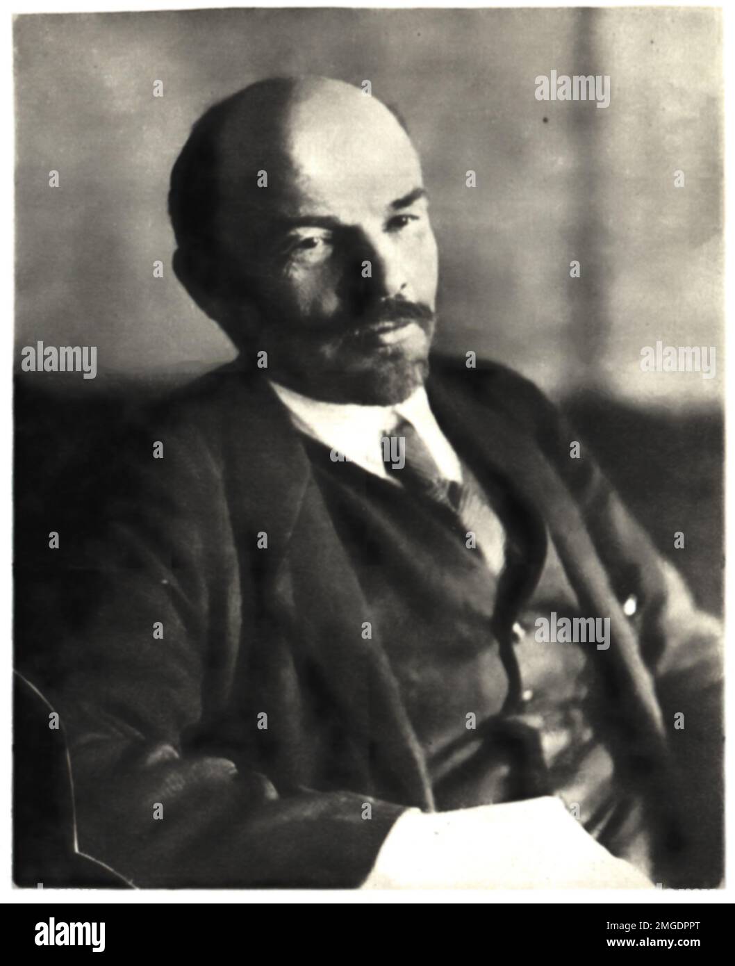 Portrait de Vladimir Ilich Lénine, premier dirigeant de l'URSS Banque D'Images