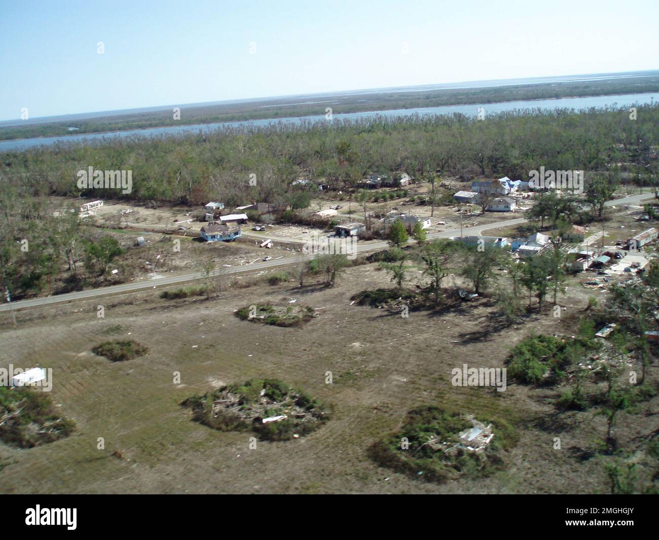 Matériel du Vice-amiral Allen - Post-Katrina - 26-HK-374-123. Ouragan Katrina Banque D'Images