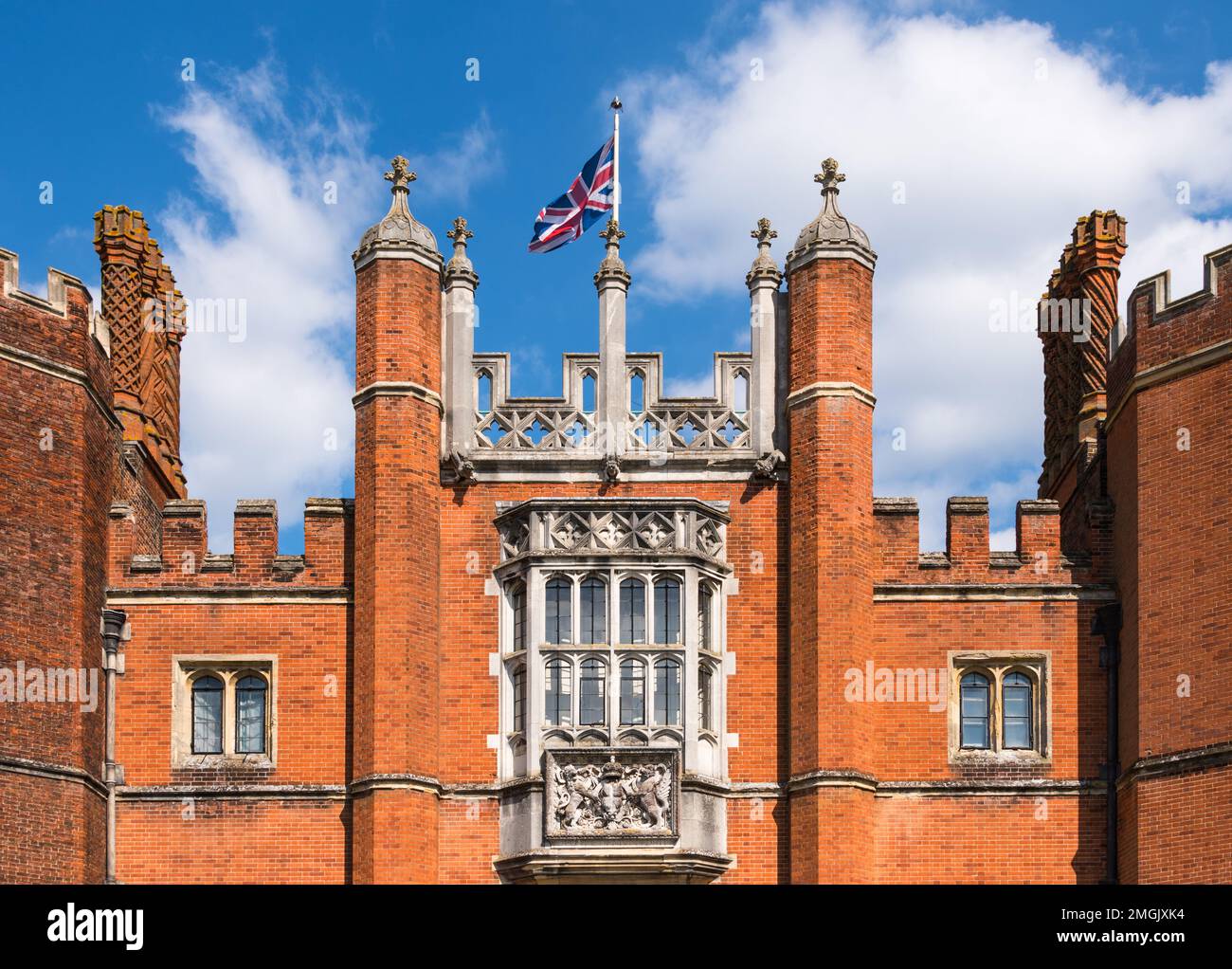 The Great Gatehouse, Hampton court Palace, Londres, Angleterre Banque D'Images