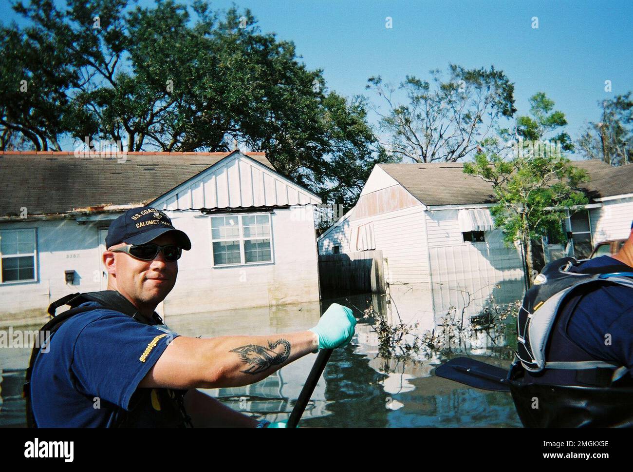 Détachement de recherche et de sauvetage des Grands Lacs - 26-HK-144-163. Ouragan Katrina Banque D'Images