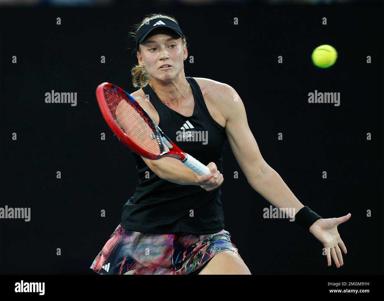 Melbourne, Australie. 26th. Janvier 2023. Elena Rybakina, joueur de tennis de Kazach, en action lors du tournoi Open d'Australie à Melbourne Park le jeudi 26 janvier 2023. © Juergen Hasenkopf / Alamy Live News Banque D'Images