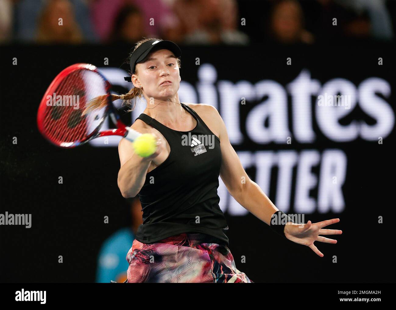 Melbourne, Australie. 26th. Janvier 2023. Elena Rybakina, joueur de tennis de Kazach, en action lors du tournoi Open d'Australie à Melbourne Park le jeudi 26 janvier 2023. © Juergen Hasenkopf / Alamy Live News Banque D'Images