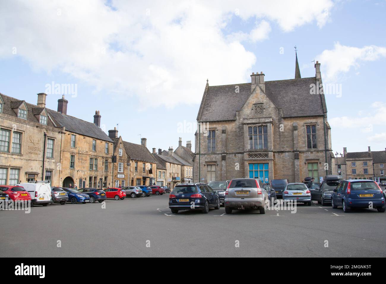 Vues de Stow on the Wold à Gloucestershire au Royaume-Uni Banque D'Images