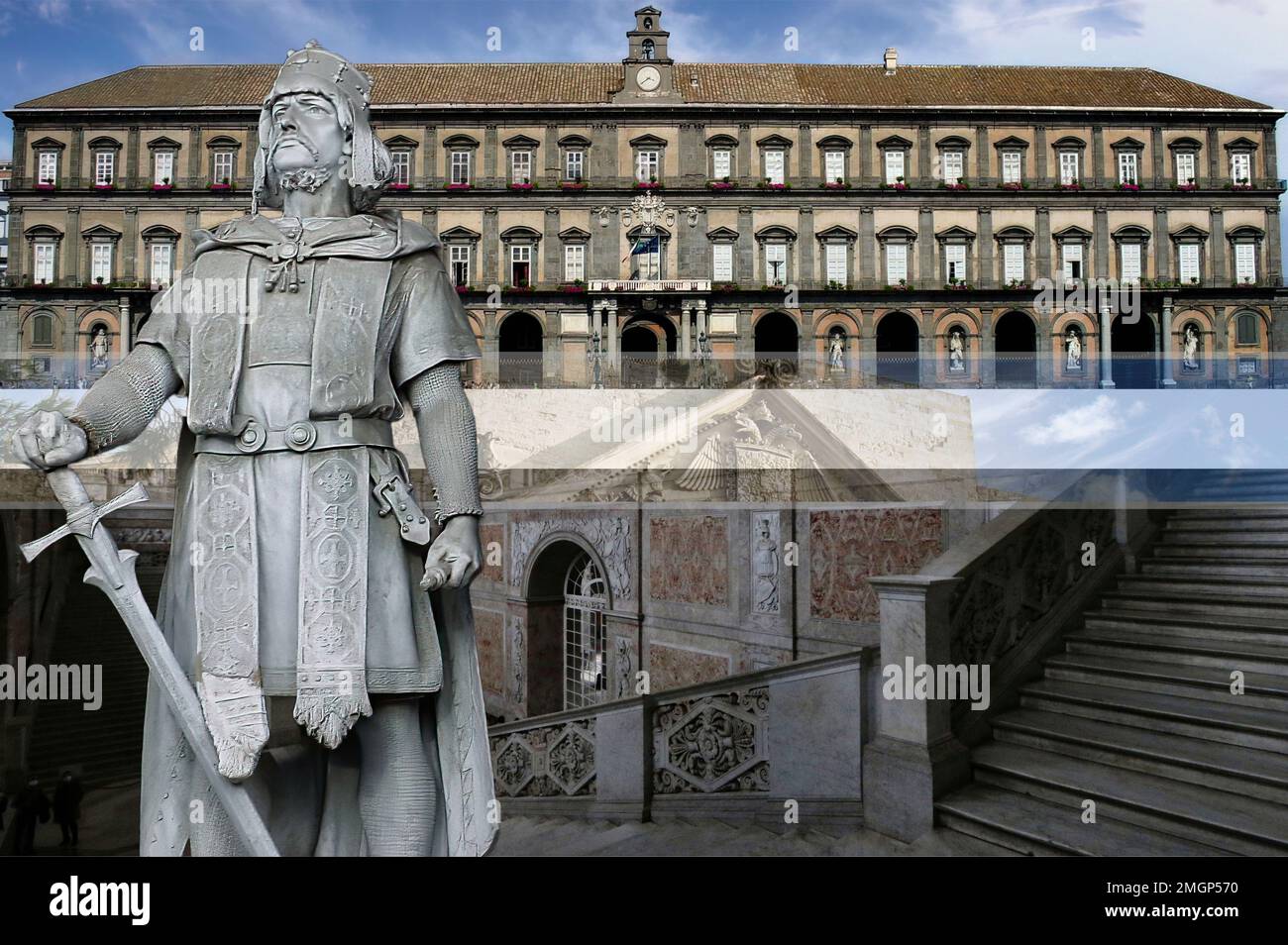 Le Palais Royal de Naples est l'un des monuments les plus