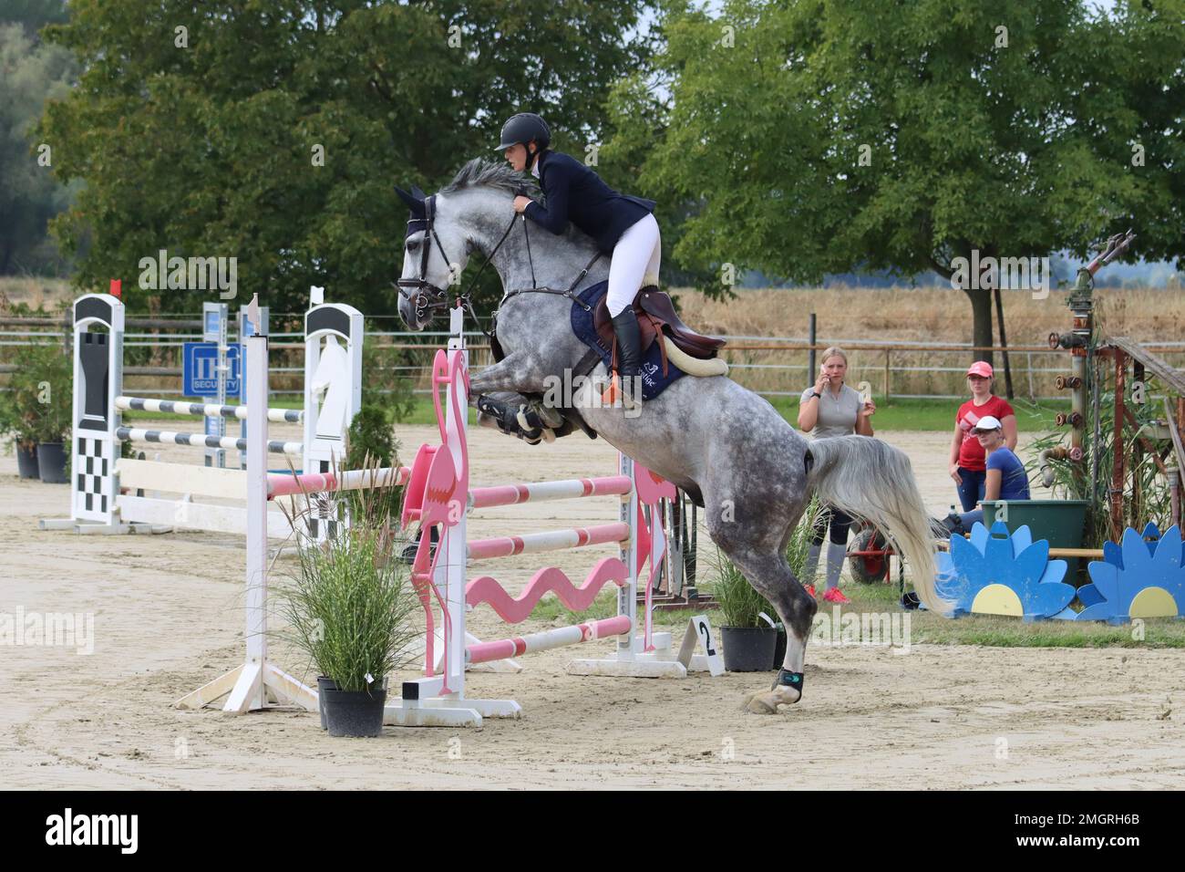 tournois officiels de saut de spectacle en allemagne Banque D'Images