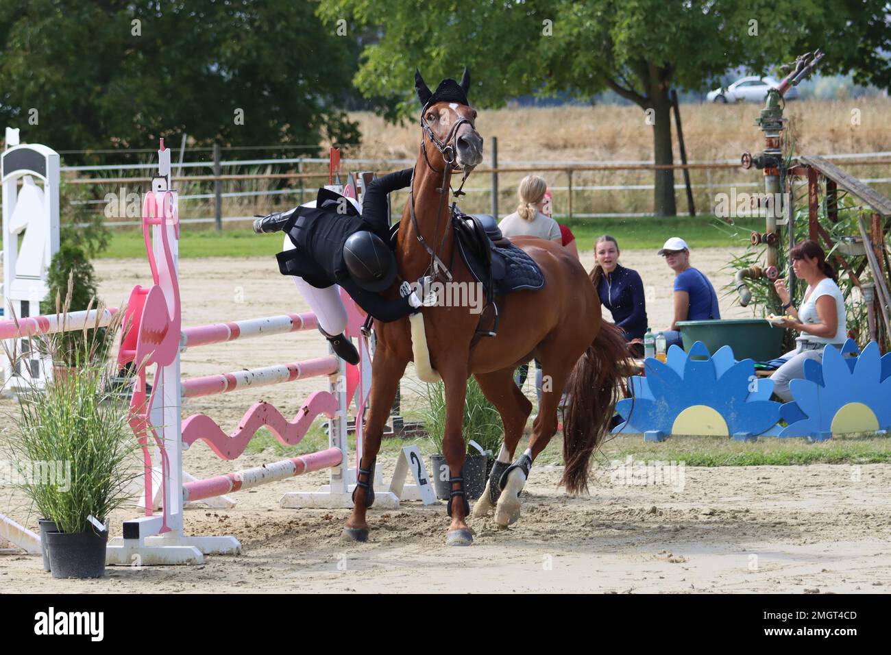 tournois officiels de saut de spectacle en allemagne Banque D'Images