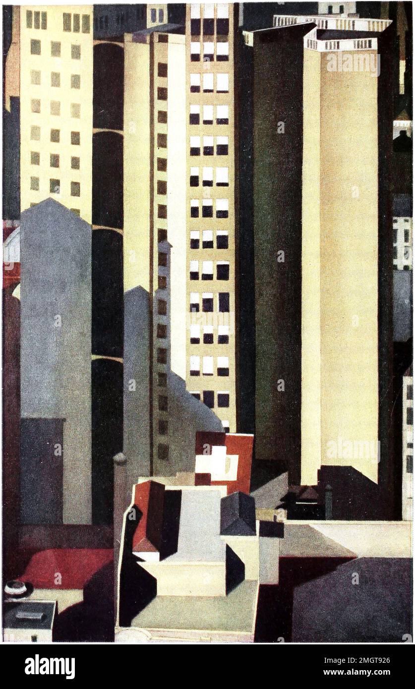 Charles Sheeler - New York - 1923 Banque D'Images