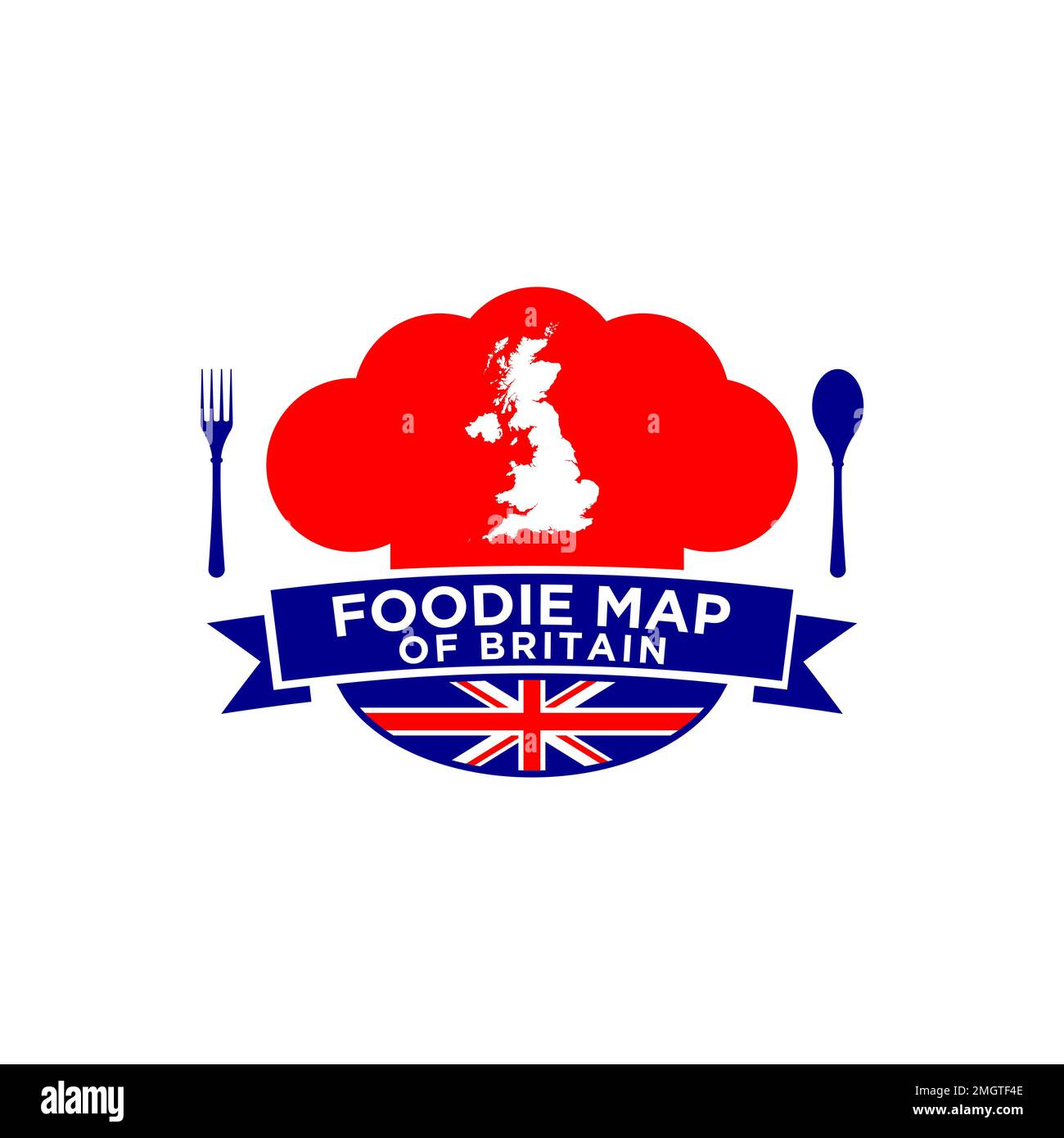 modèle de logo de restaurant anglais, adapté aux restaurants et au format eps vectoriel similaire Illustration de Vecteur