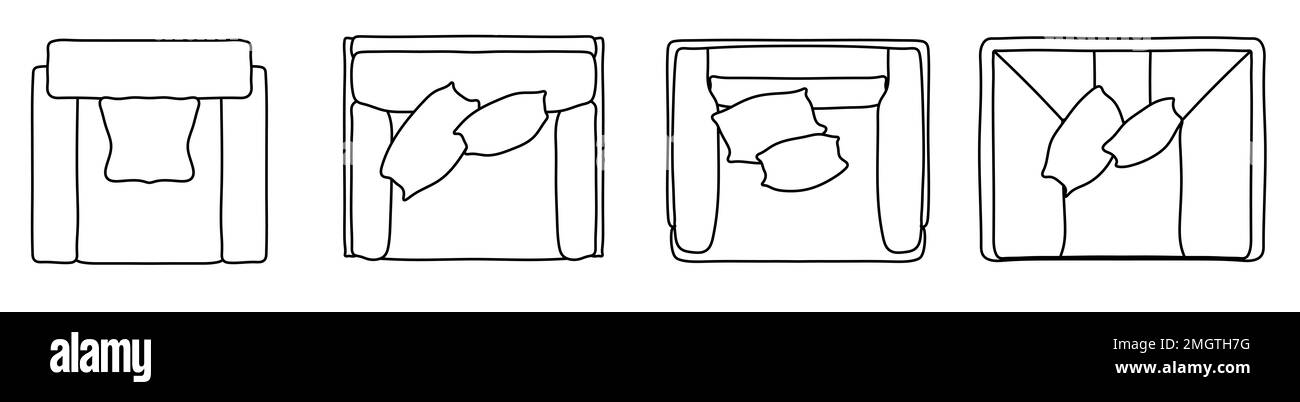 Concept ou ensemble conceptuel ou collection de fauteuils de différentes perspectives isolés sur blanc. 3d illustration comme métahor pour l'architecture et Banque D'Images