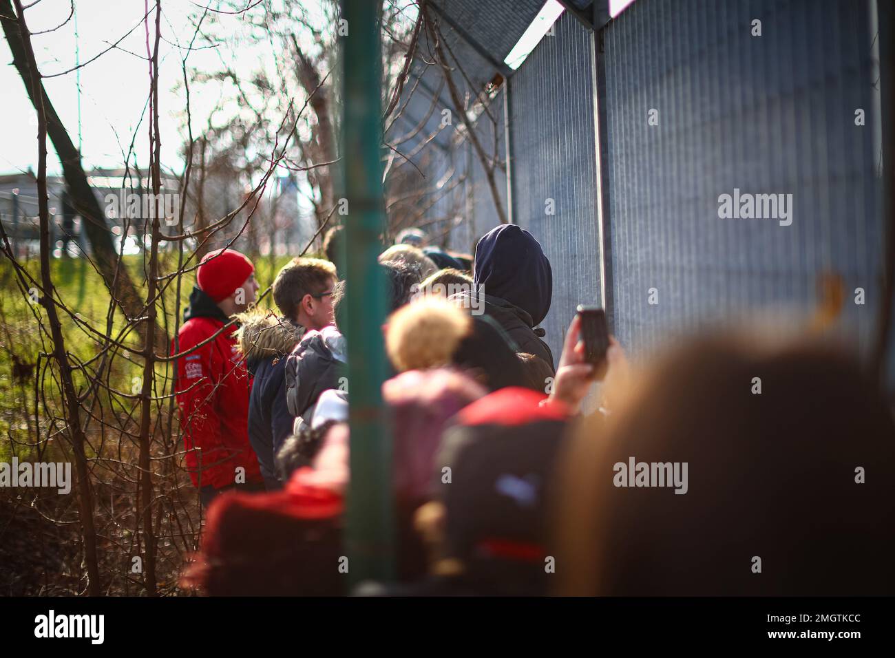 Italie. 26th janvier 2023.Ferrari test Days fans lors d'un test avec l'ancienne Ferrari SF-21 2021 à Fiorano/ Maranello, coloration pour la saison 2023 F1, 26 janvier 2023 crédit: Independent photo Agency Srl/Alay Live News Banque D'Images