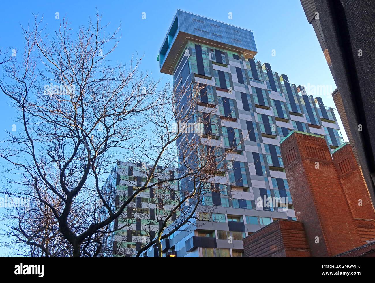 Bureaux et appartements, dans Old Hall St, / Unity, Rumford place Llverpool ville, centre, Merseyside, Angleterre, Royaume-Uni, L3 9BP Banque D'Images