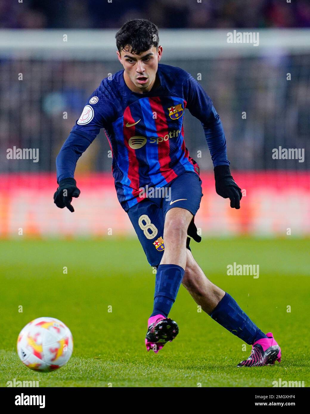 Flocage Officiel - FC Barcelone, Gavi, 2022/2023, Home, Doré – Footpress