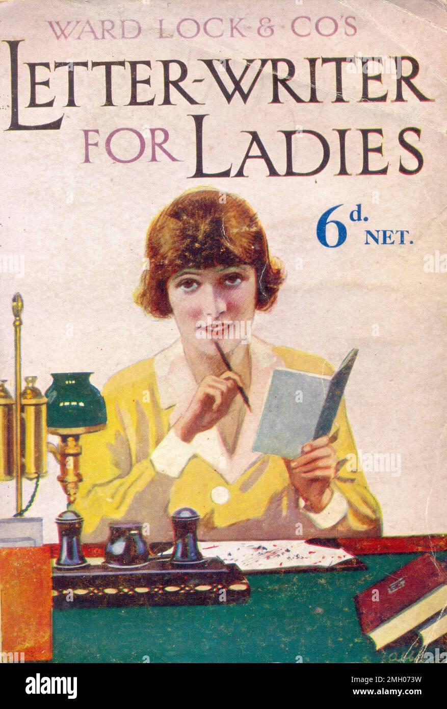Ward Lock & Co's Letter-Writer for Ladies 1924 Banque D'Images