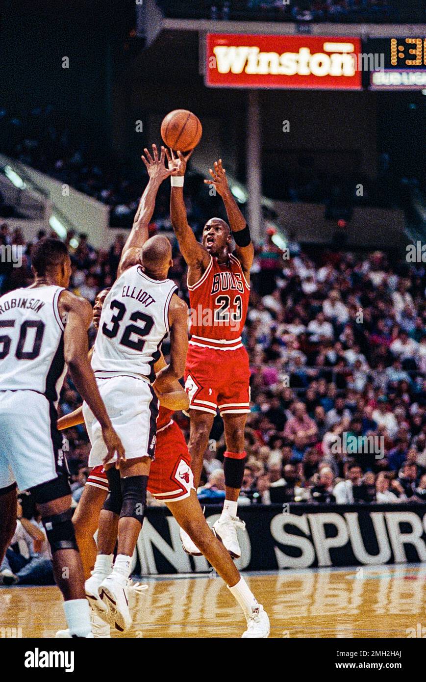 Michael Jordan, Chicago Bulls, 1993 Banque D'Images