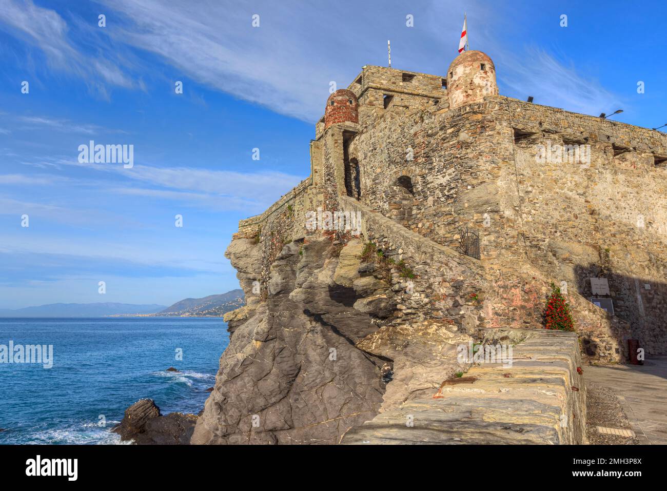 Camogli, Gênes, Ligurie, Italie Banque D'Images