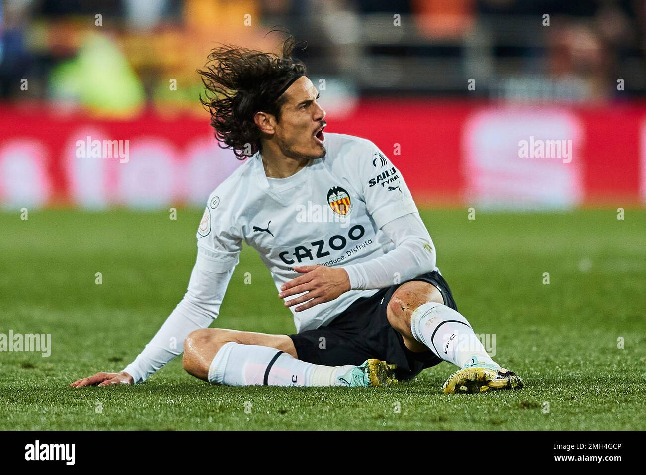 Espagne. 26th janvier 2023. Edinson Cavani (Valencia CF, #7) Credit: Saolab/Alay Live News Banque D'Images