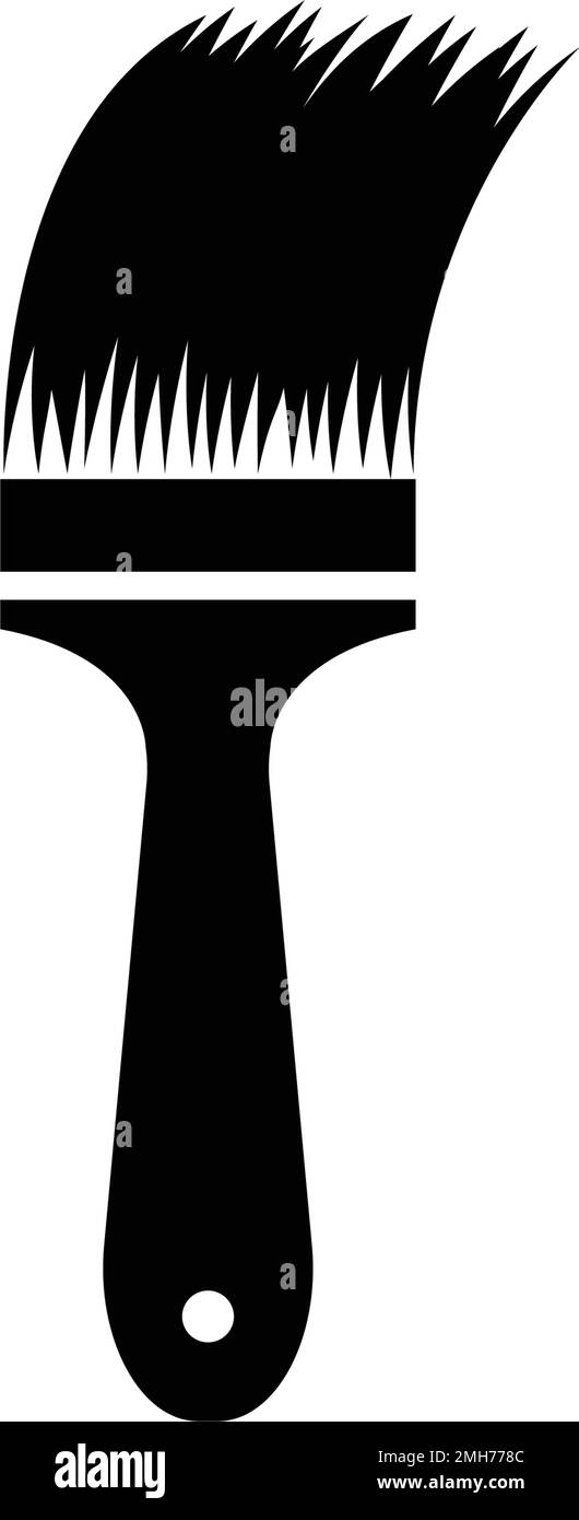 illustration du logo de l'outil pinceau Illustration de Vecteur