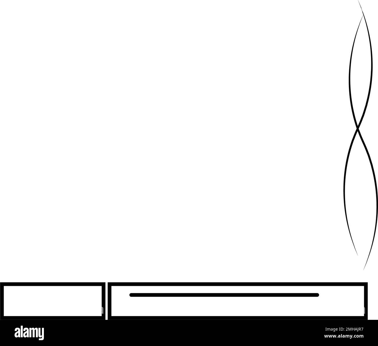 motif illustration logo cigarette Illustration de Vecteur