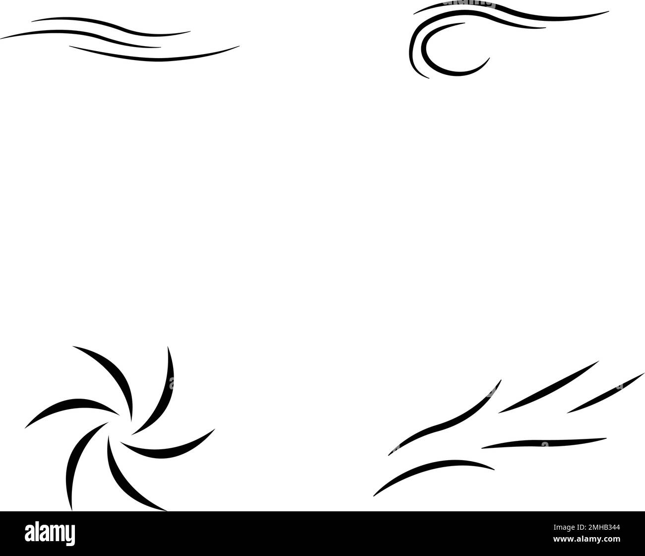 motif représentant un logo vent Illustration de Vecteur
