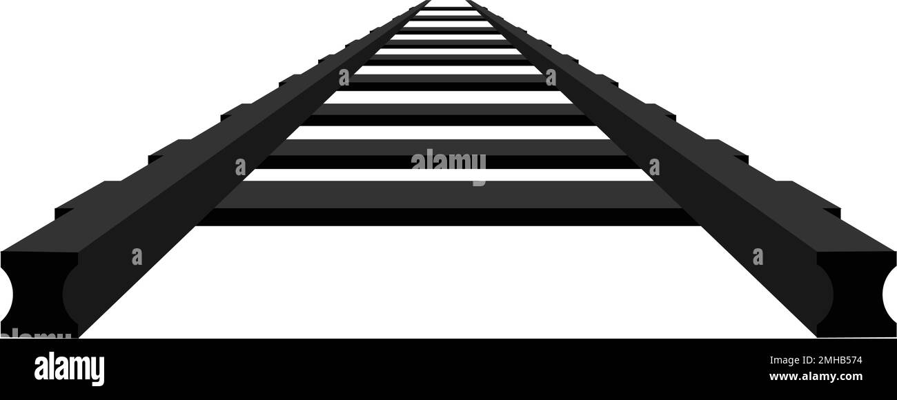 logo sur rail noir Illustration de Vecteur