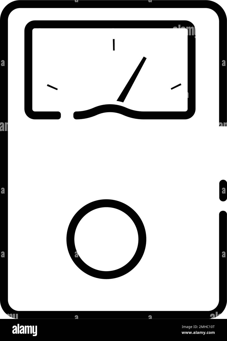 logo d'illustration des instruments de mesure électriques Illustration de Vecteur
