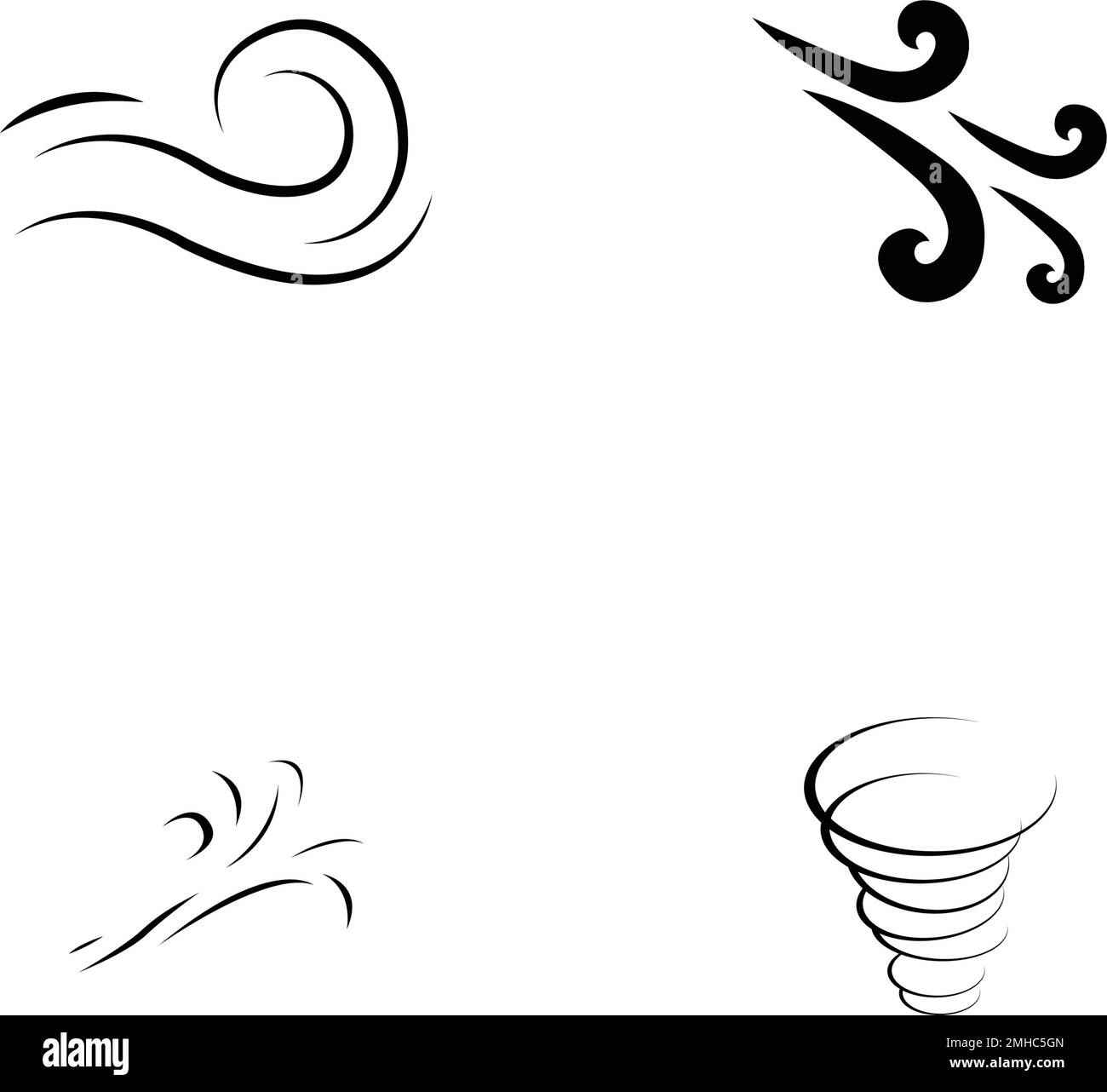 motif représentant un logo vent Illustration de Vecteur