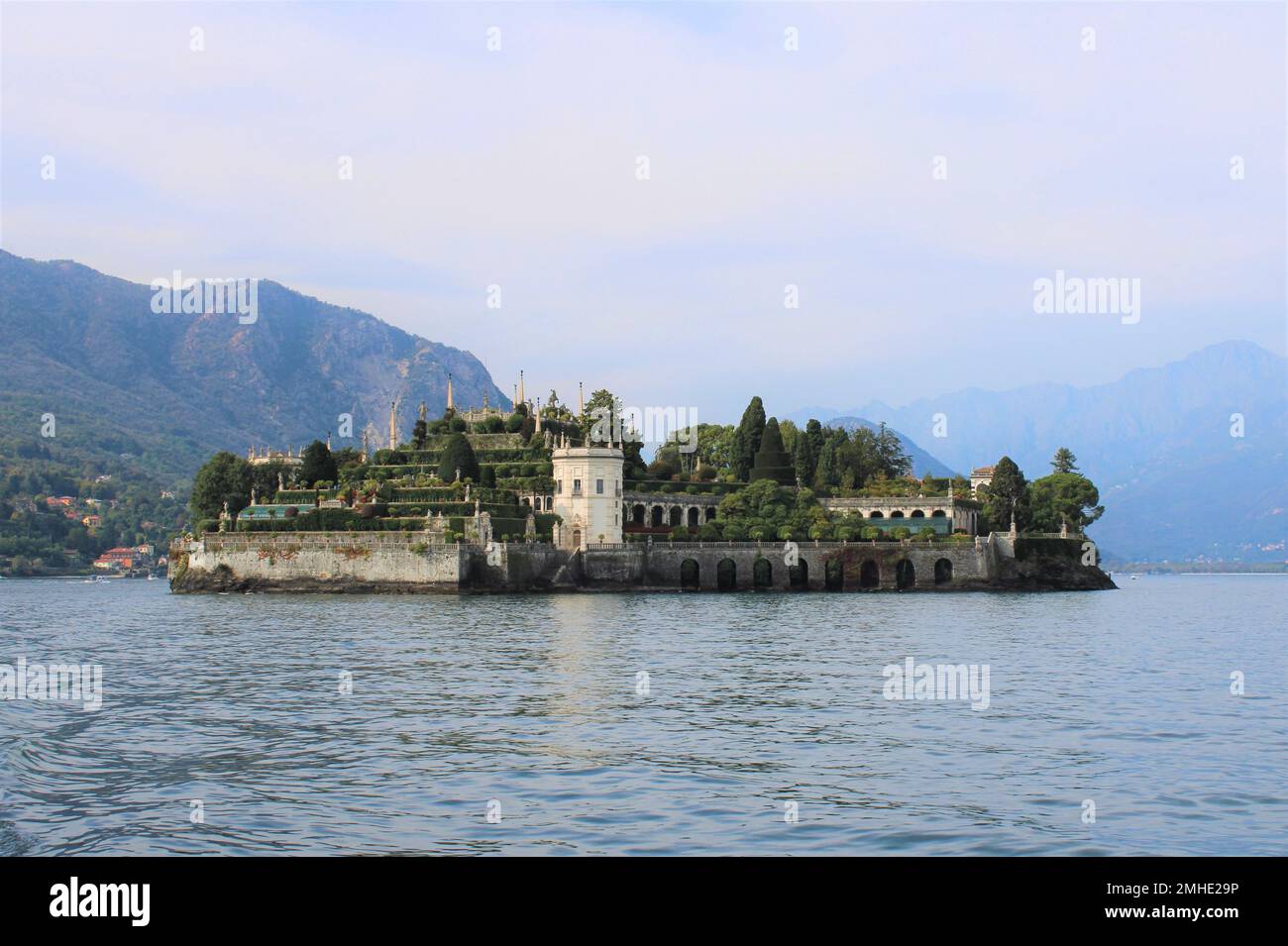 Isola Bella, Iles Borromées, Lac majeur, Italie. Banque D'Images