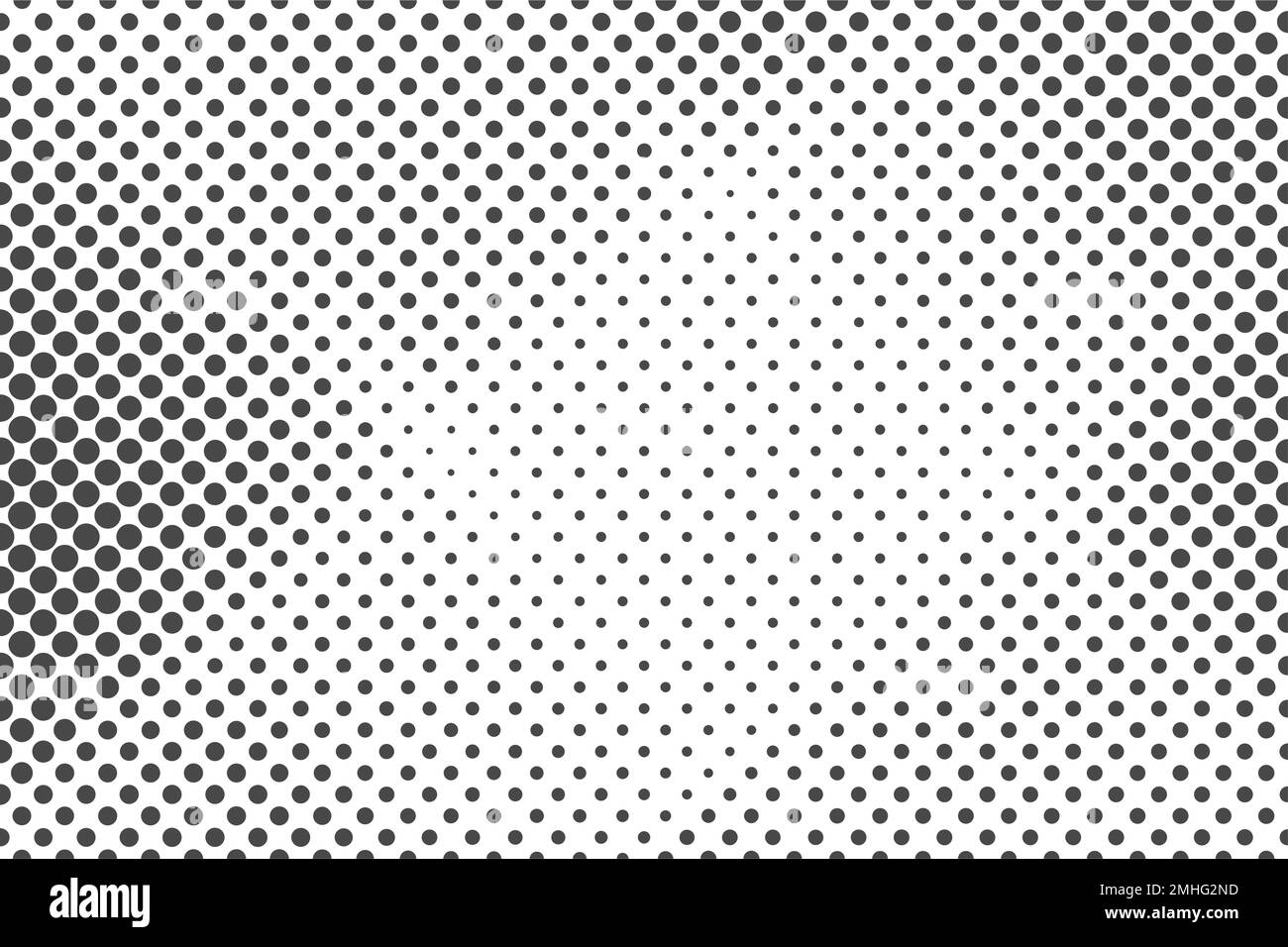 Arrière-plan en pointillés demi-tons. Texture miroir rétro. Effet de gradation monochrome. Motif vectoriel Illustration de Vecteur