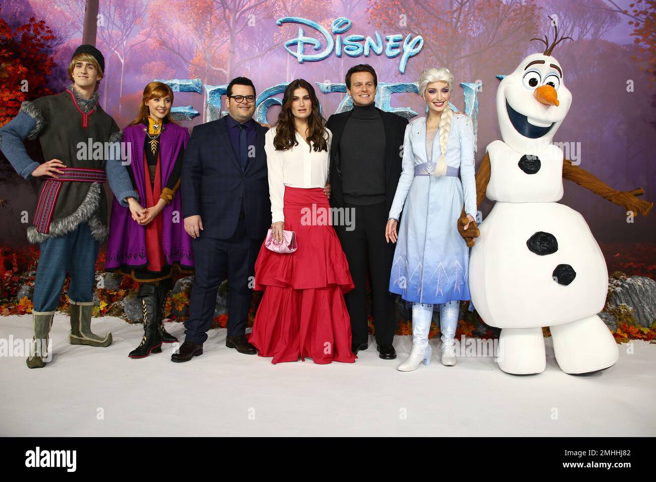 Character actors Voice actors from left to right, Kristoff, Anna, Elsa