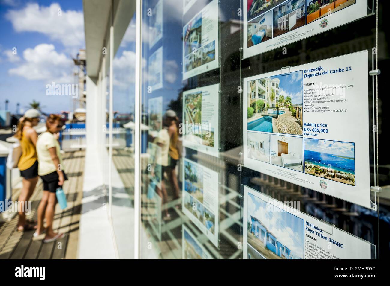 BONAIRE - Un agent immobilier sur Bonaire. Bonaire est une île néerlandaise située dans la partie des Caraïbes des pays-Bas et appartient aux îles ABC des Petites Antilles. ANP REMKO DE WAAL pays-bas Out - belgique Out Credit: ANP/Alay Live News Banque D'Images