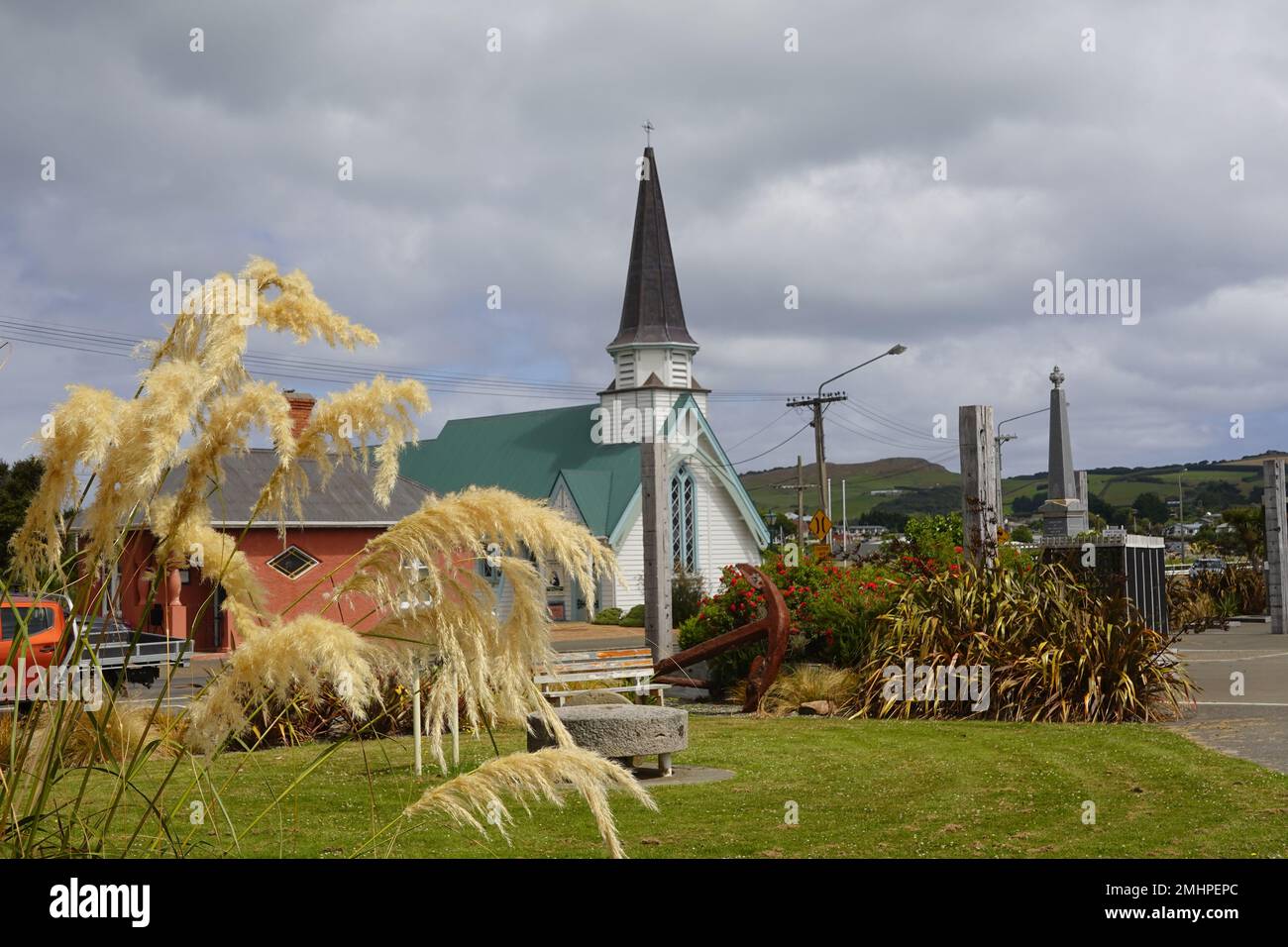 Église St Mary's Riverton/Apartama, district de Southland. Nouvelle-Zélande Banque D'Images