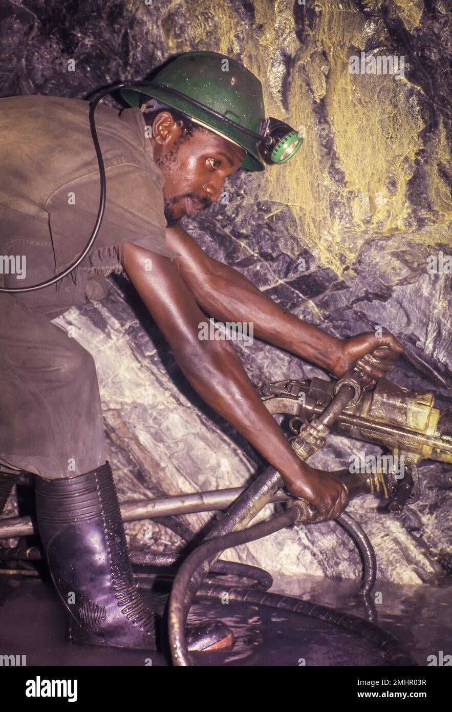 ZAMBIE, extraction de cuivre dans la copperbelt. Banque D'Images