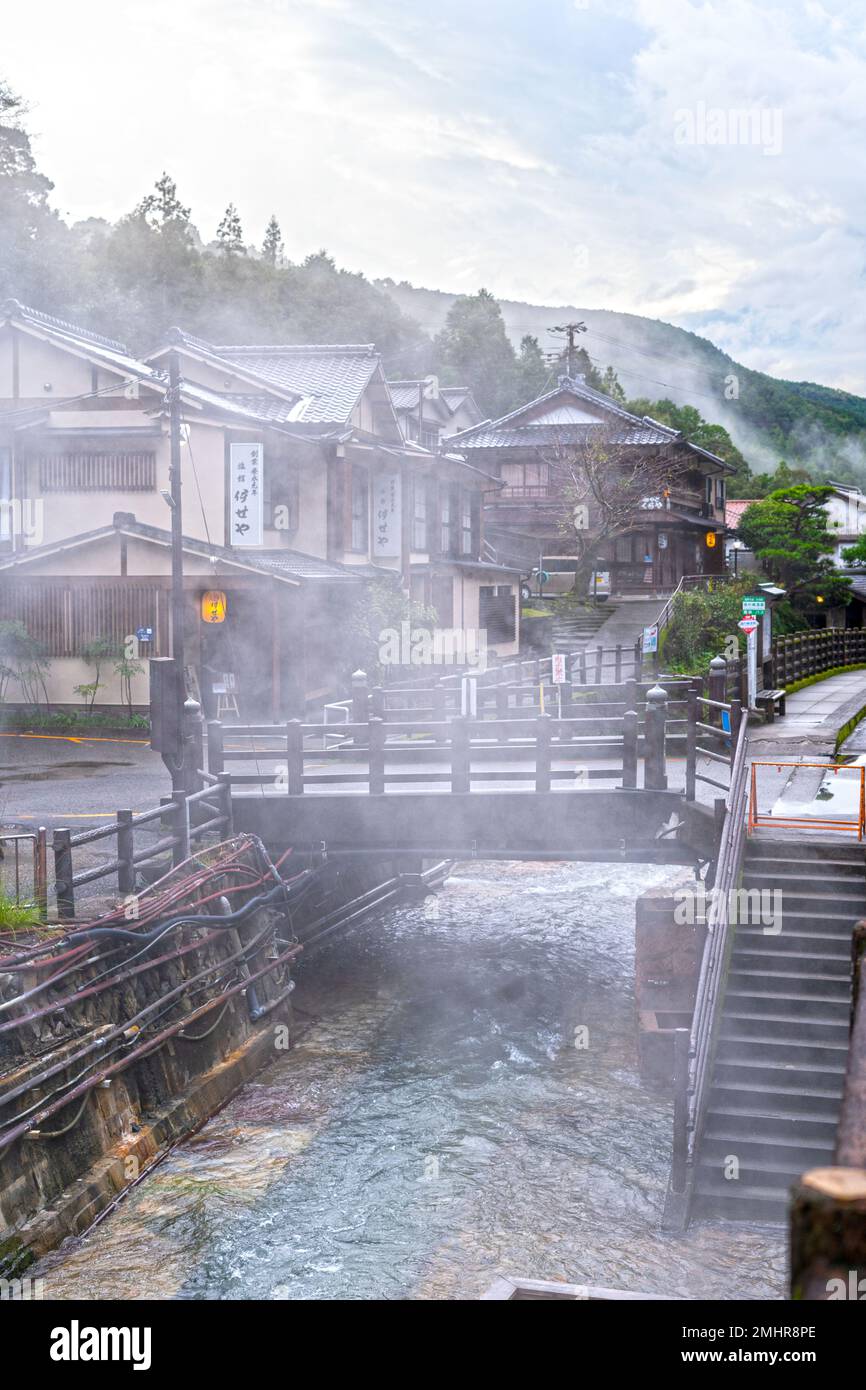 Village japonais, Oshino Omine le long du Kumano Kodo Trail Banque D'Images