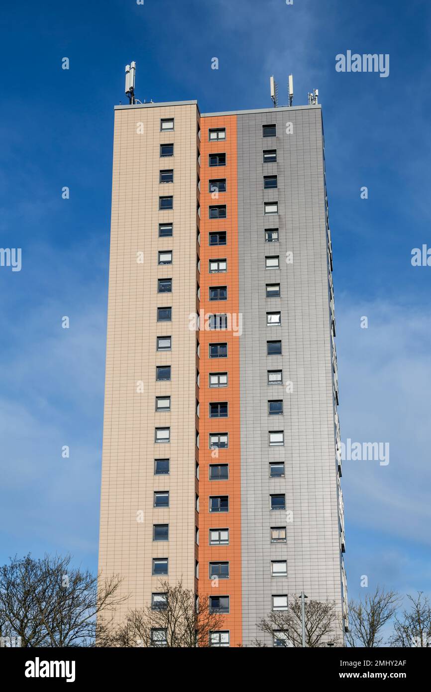 Logement social, Edmiston Drive, Ibrox, Glasgow, Écosse, Royaume-Uni, Europe Banque D'Images