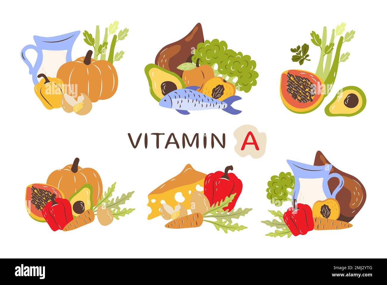 illustration du vecteur de vitamine a dans l'illustration et le vecteur Illustration de Vecteur