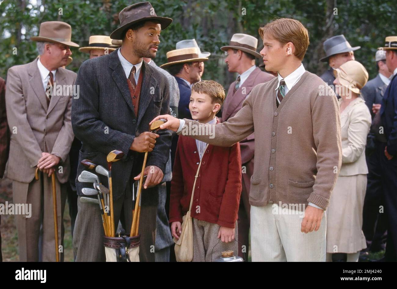 LA LÉGENDE DU BAGGER VANCE 2000 20th Century Fox film avec Will Smith à gauche et Matt Damon