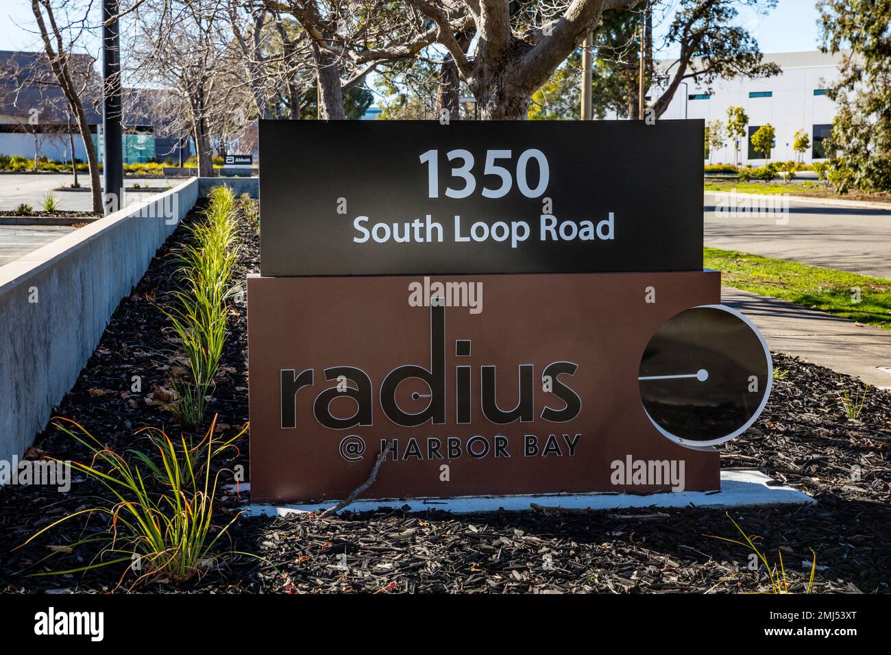 RADIUS, une propriété de recherche et développement sur mesure dans la région de Harbour Tech d'Alameda California USA Banque D'Images
