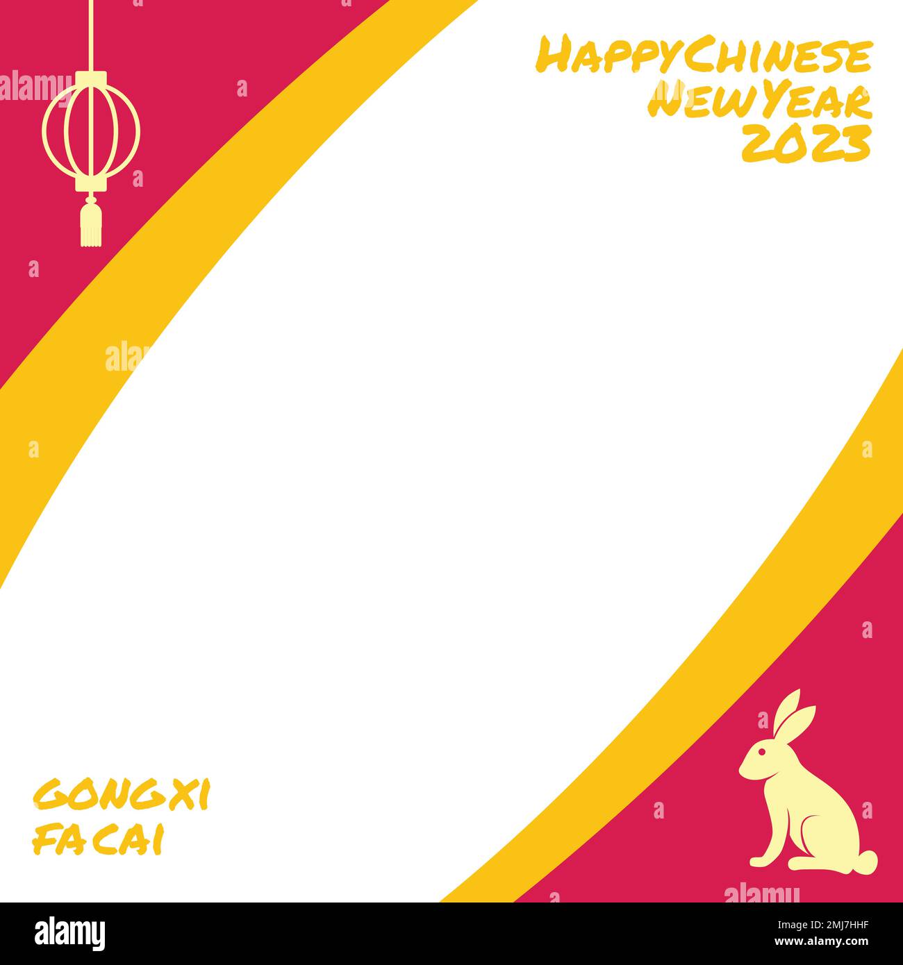 Bonne année chinoise. Gong Xi Fa Cai Twebbon Vector Illustration Design. Illustration de Vecteur