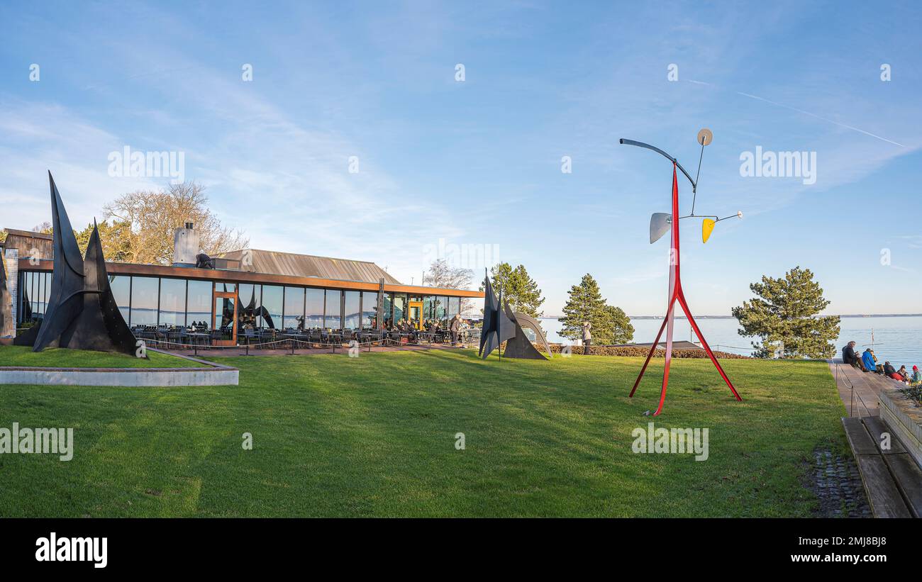 Le musée d'art moderne Lousiana à Humlebæk, Danemark, 27 janvier 2023 Banque D'Images