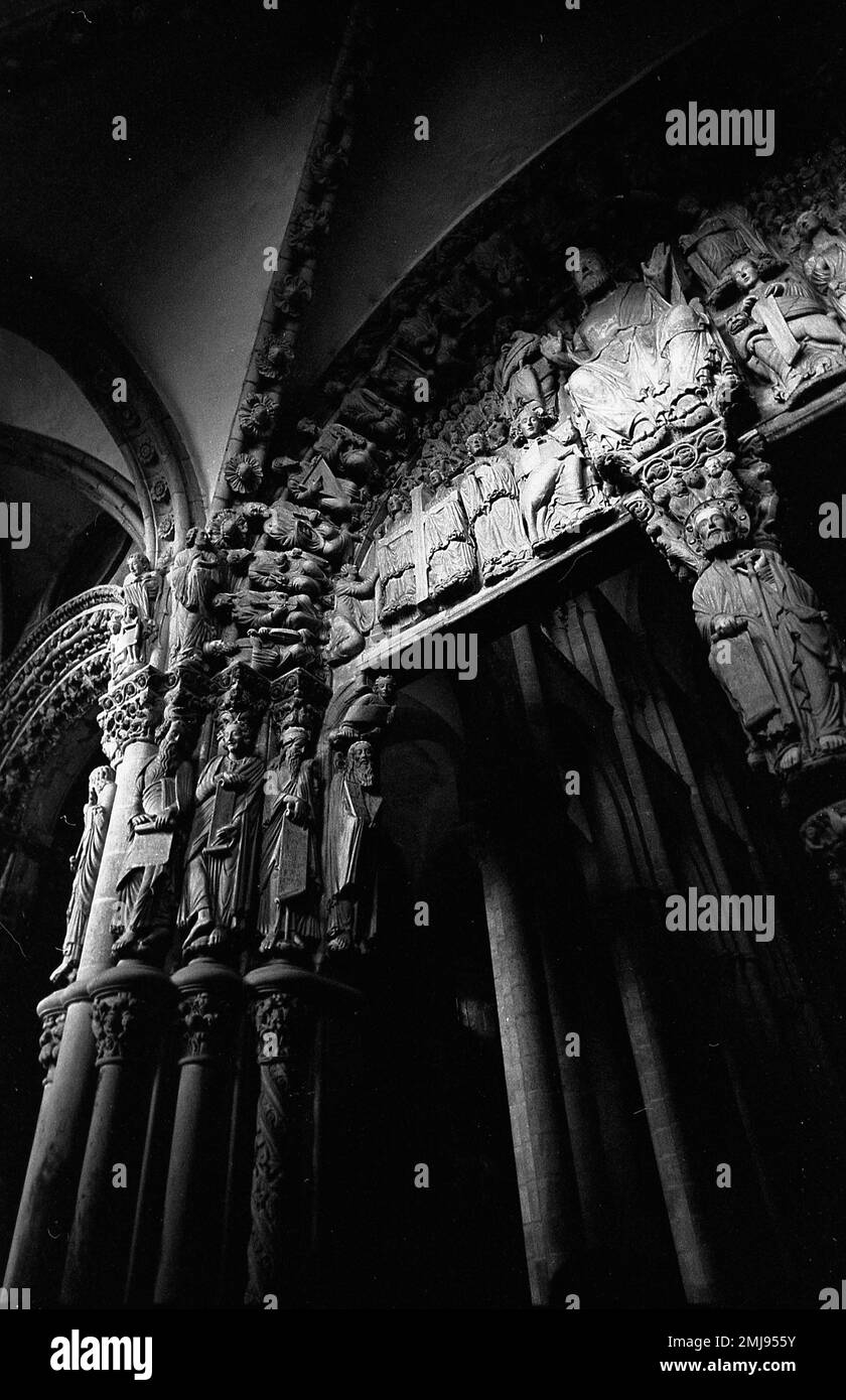 Santiago de Compostela, Galice, Espagne, vers 1975. Banque D'Images