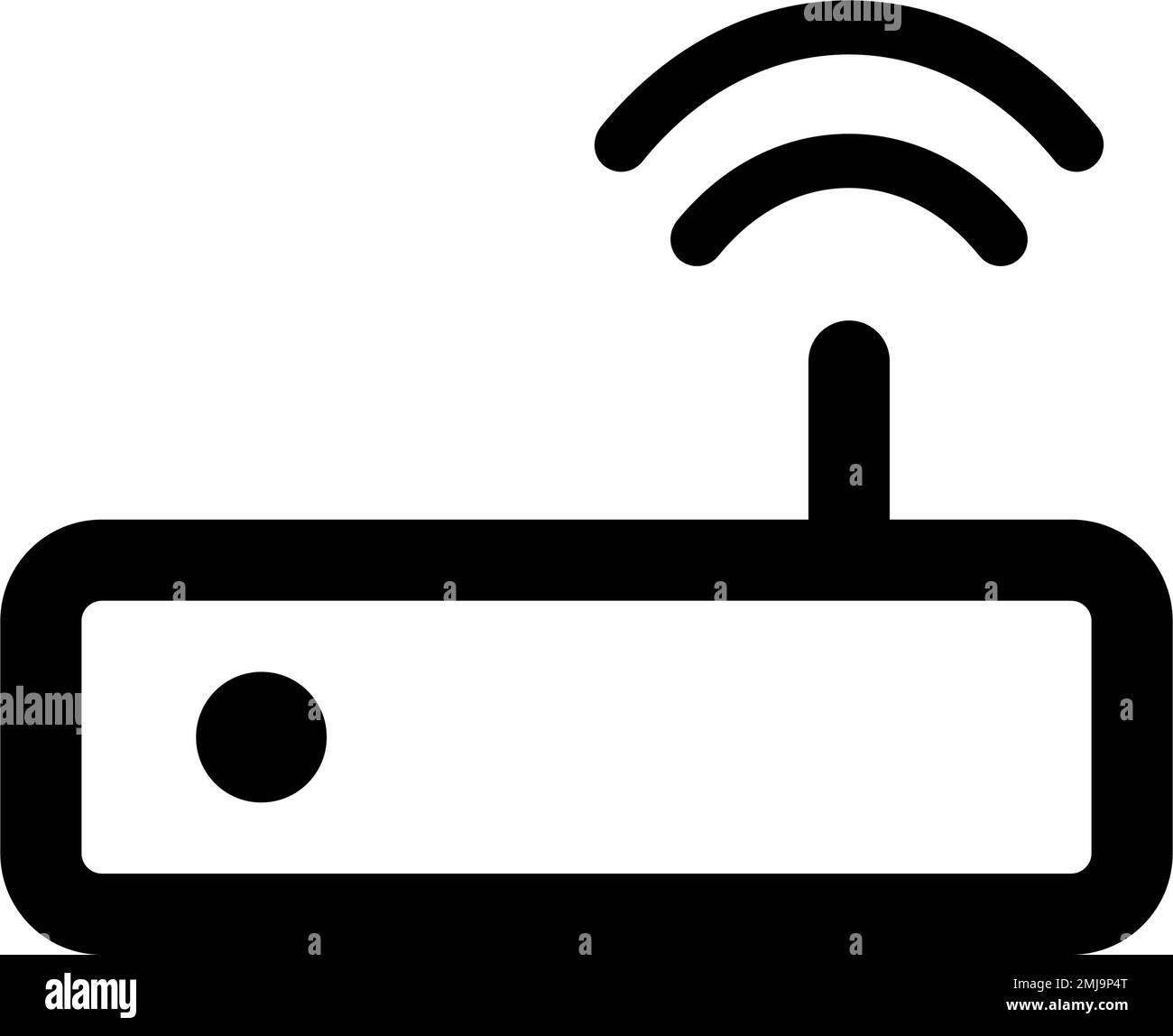 Routeur. Équipement de relais de réseau. Vecteur modifiable. Illustration de Vecteur