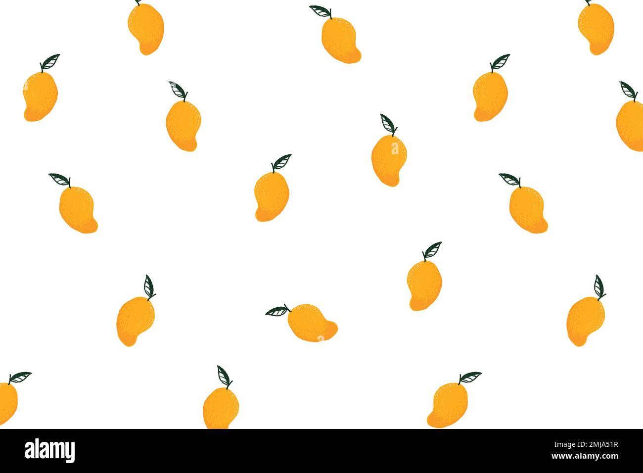 Fond d'écran de bureau Mango, joli vecteur d'été Illustration de Vecteur