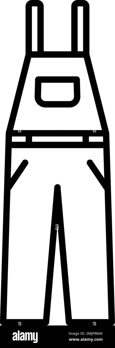 Vêtements, vêtements, icône de vecteur de combinaison sur fond transparent. Outline vêtements, vêtements, icône de vecteur de combinaison Illustration de Vecteur