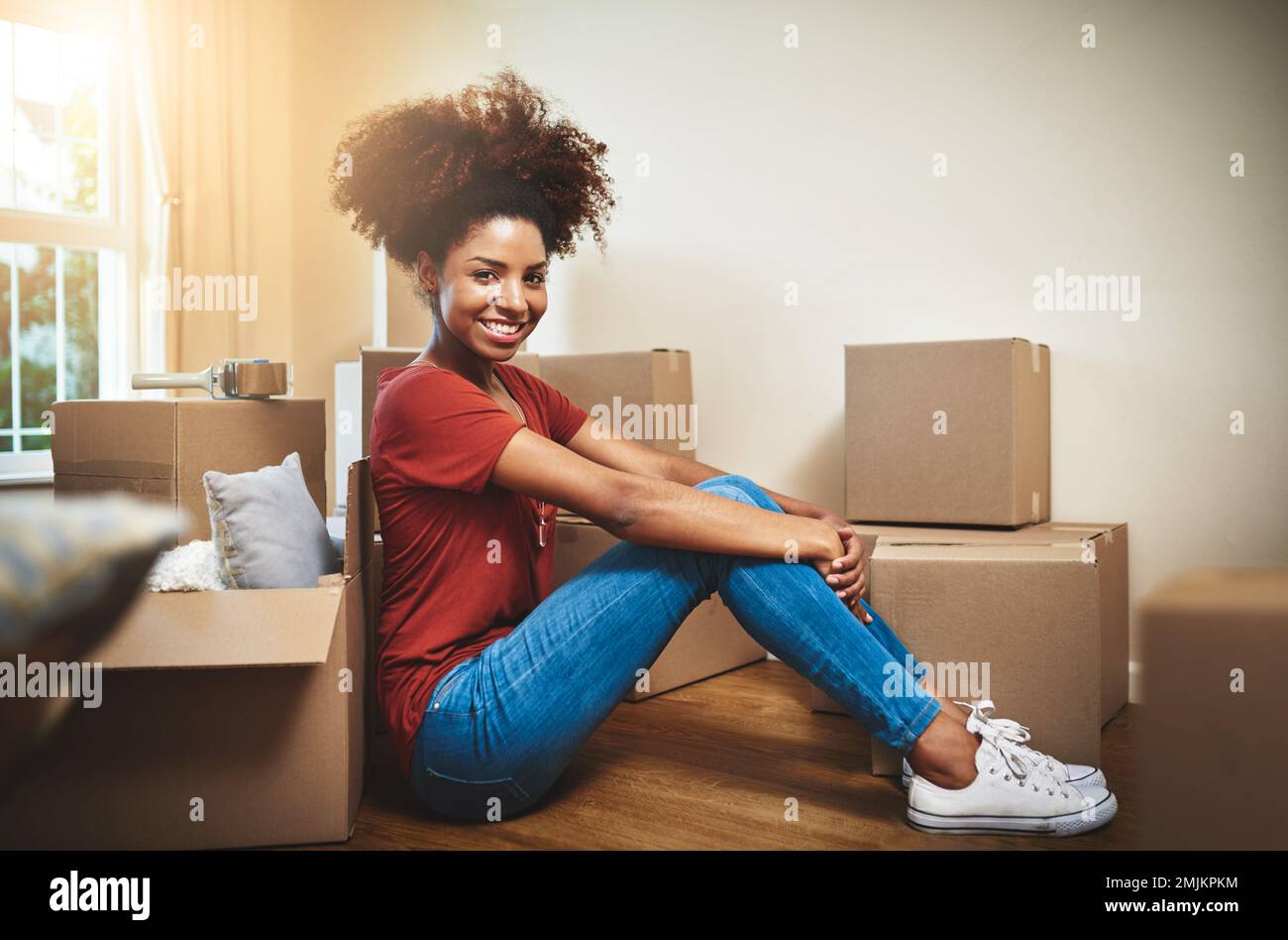 Je vous souhaite un nouveau départ dans une nouvelle maison. Portrait d