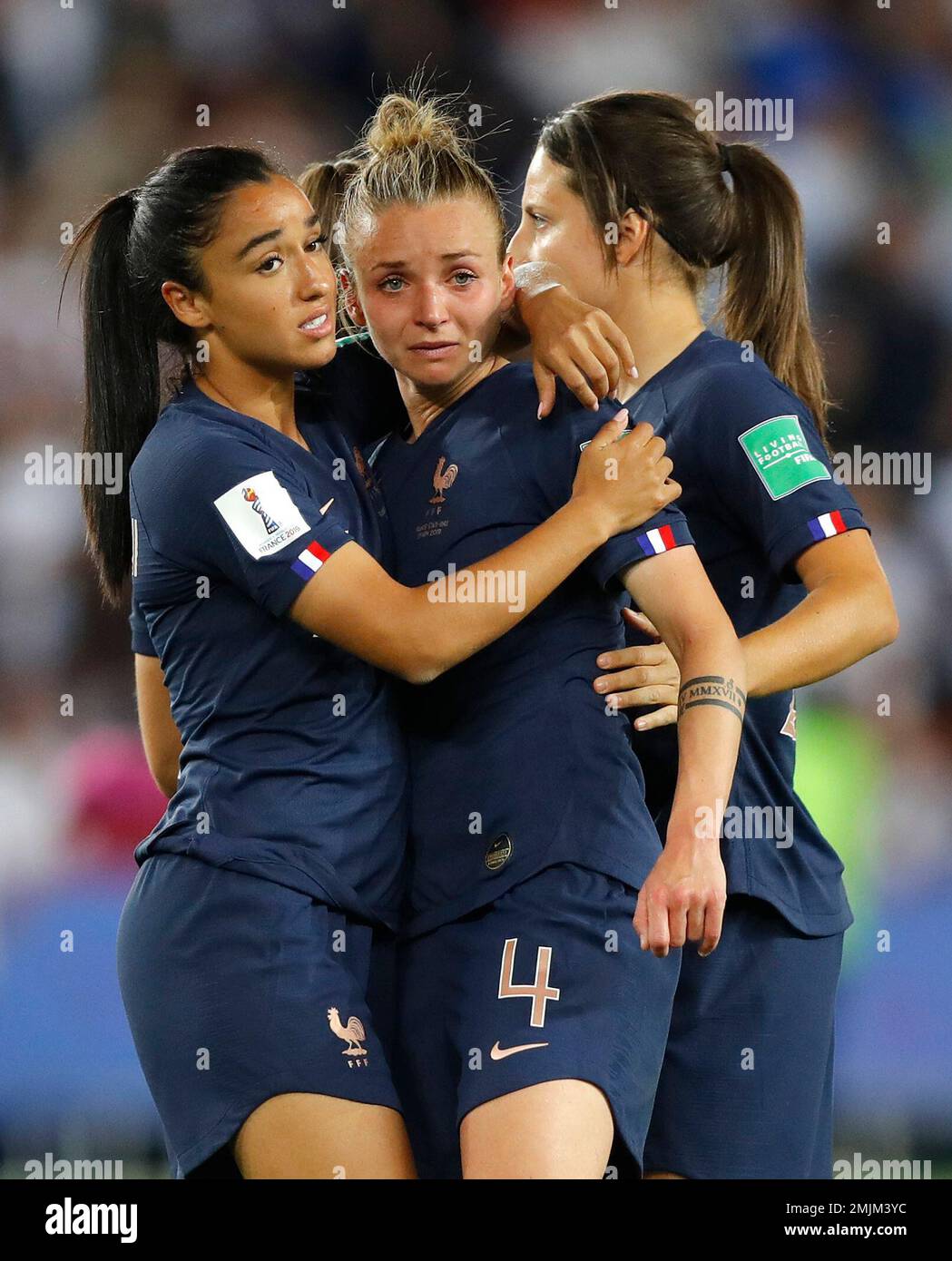 France'S Marion Torrent, Right, And Sakina Karchaoui React After.