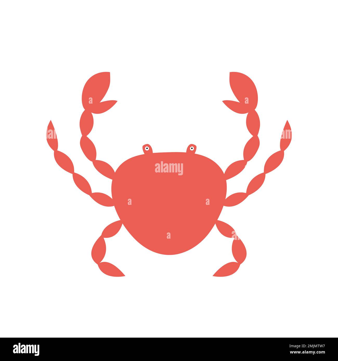 Illustration du crabe vectoriel Illustration de Vecteur