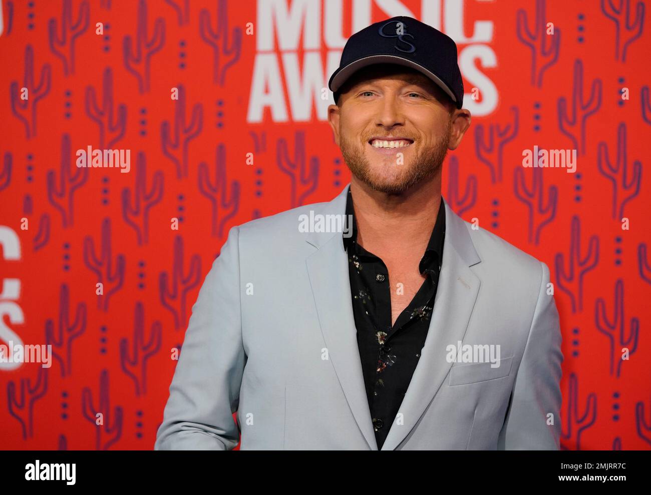 Cole Swindell arrives at the CMT Music Awards on Wednesday, June 5, 2019, at the Bridgestone Arena in Nashville, Tenn. (AP Photo/Sanford Myers) Banque D'Images