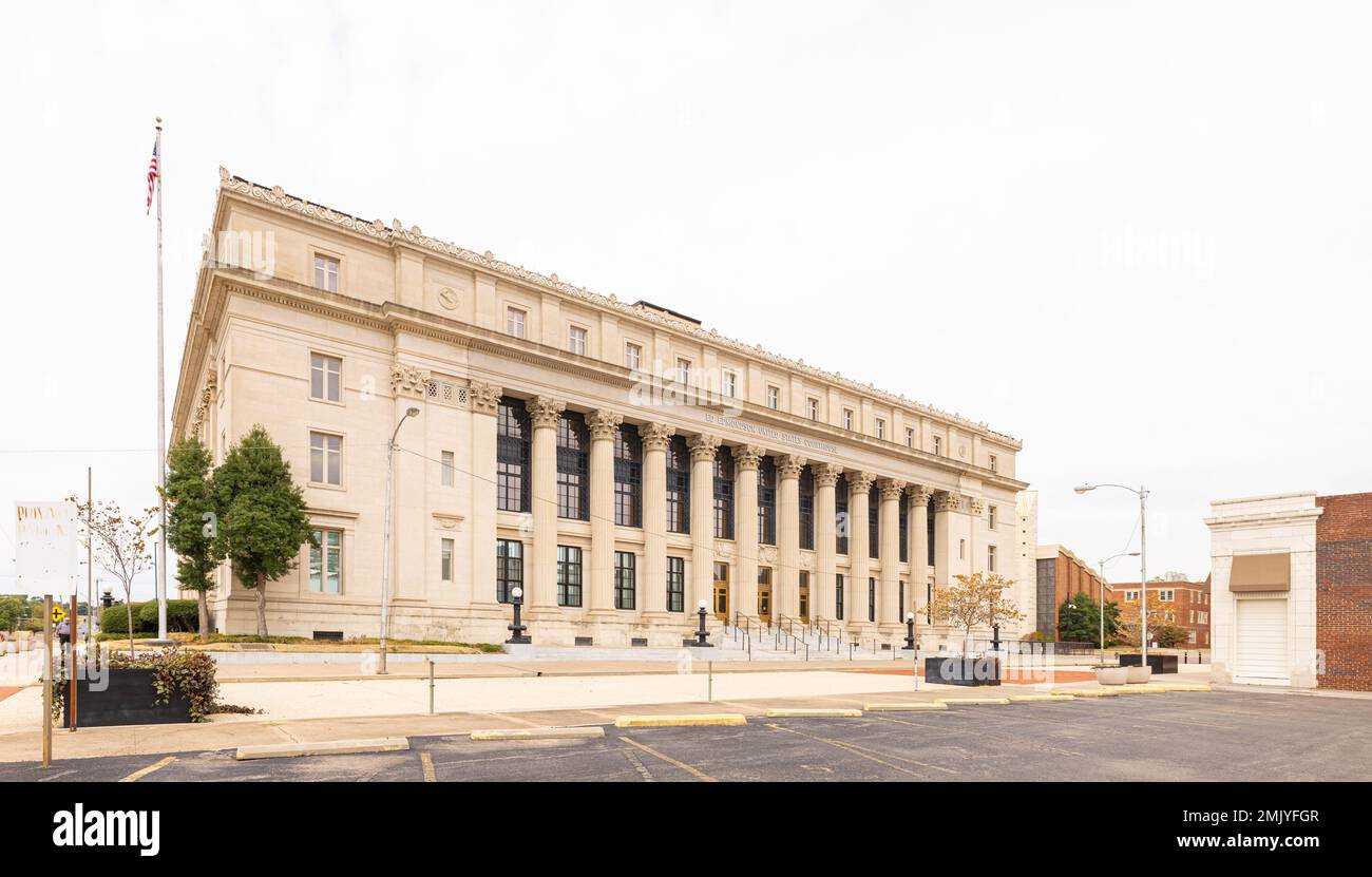 Muskogee, Oklahoma, Etats-Unis - 16 octobre 2022 : le Palais de justice des Etats-Unis d'Edmondson Banque D'Images